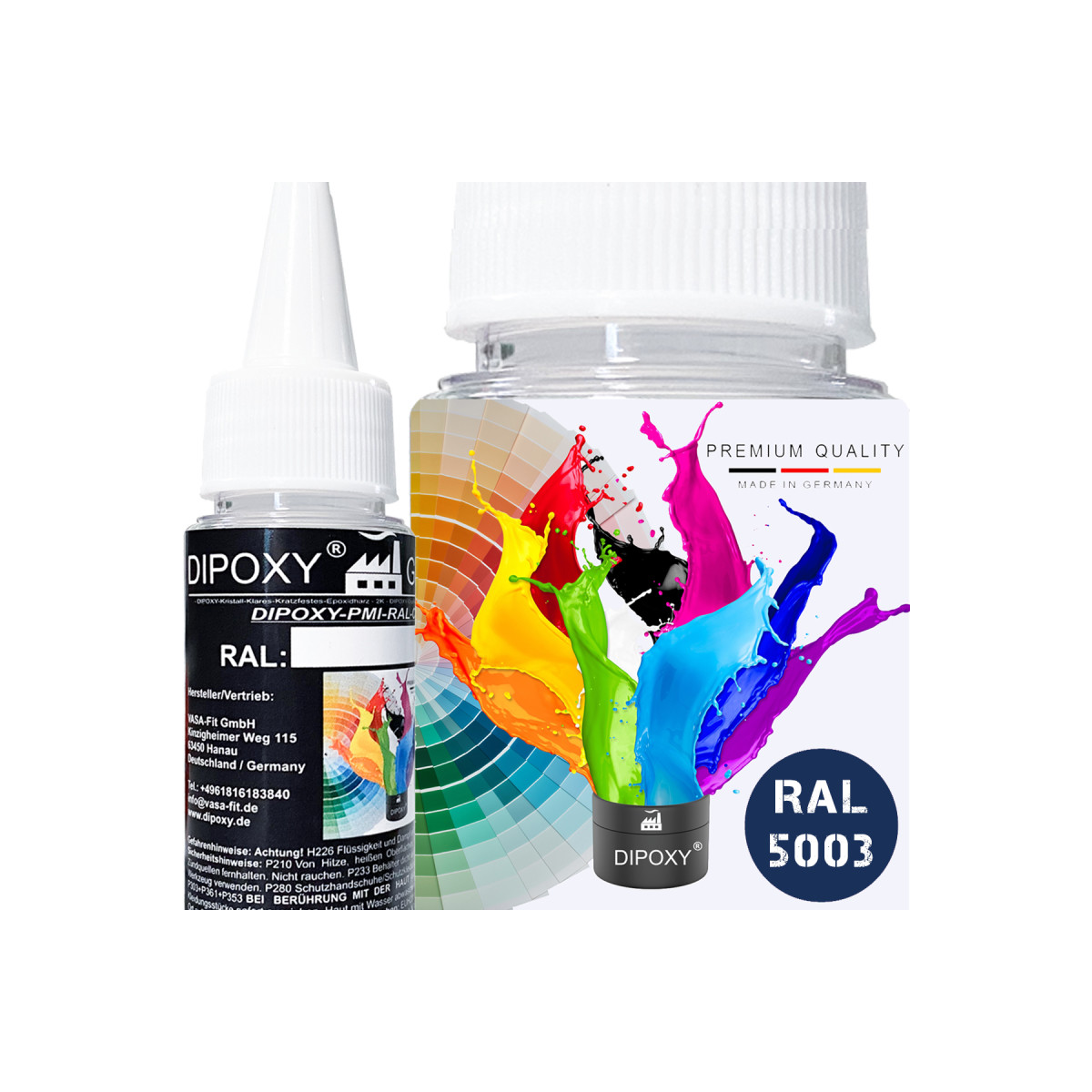 Dipoxy-PMI-RAL 5003 SAPHIRBLAU Extrem hoch konzentrierte...