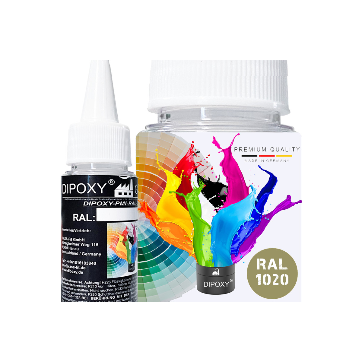 Dipoxy-PMI-RAL 1020 OLIVGELB Extrem hoch konzentrierte...