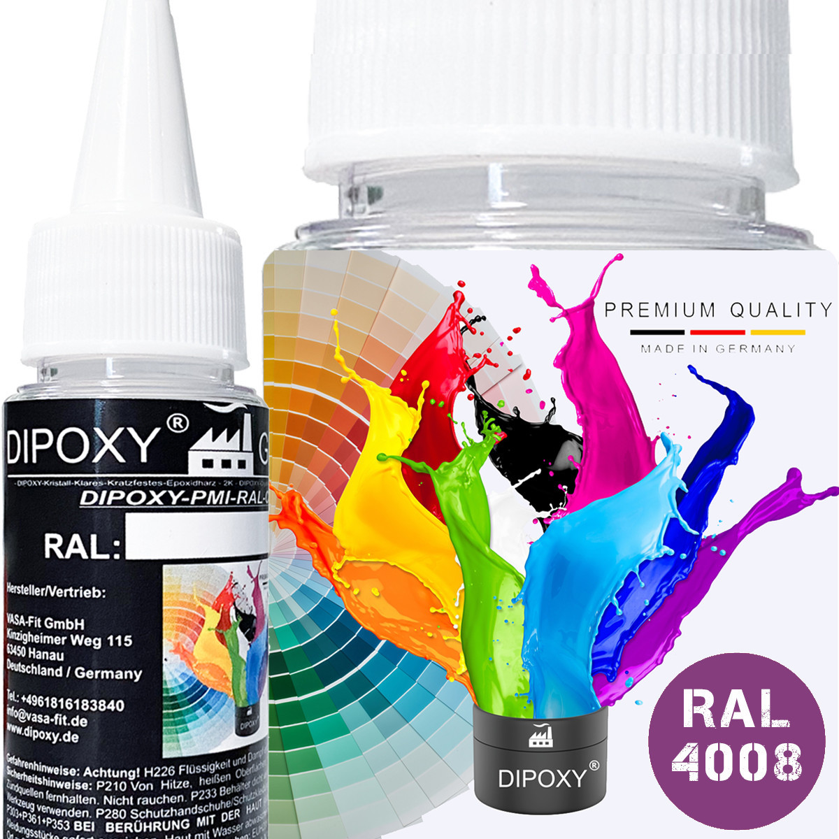 Dipoxy-PMI-RAL 4008 SIGNALVIOLETT Extrem hoch...