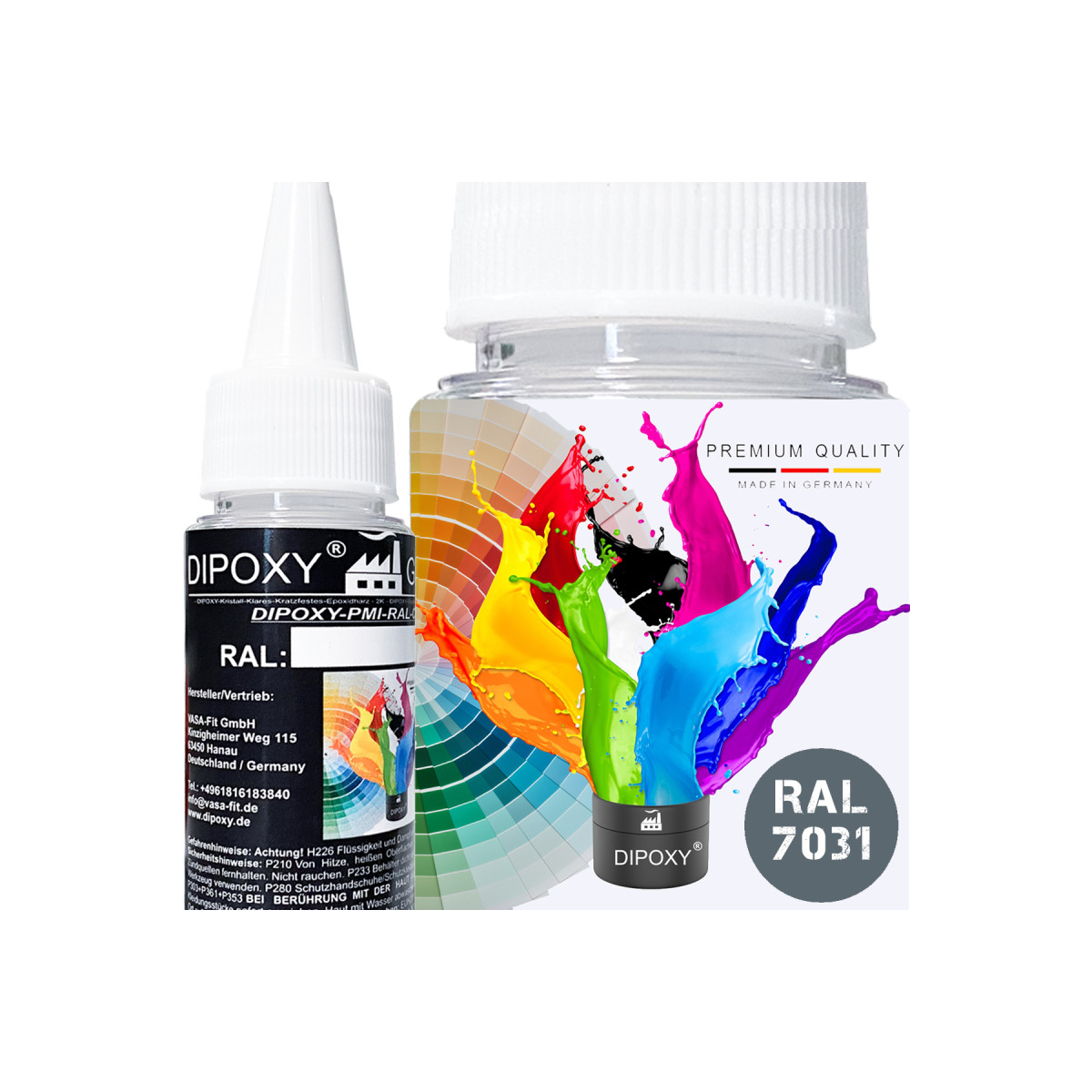 Dipoxy-PMI-RAL 7031 BLAUGRAU Extrem hoch konzentrierte...