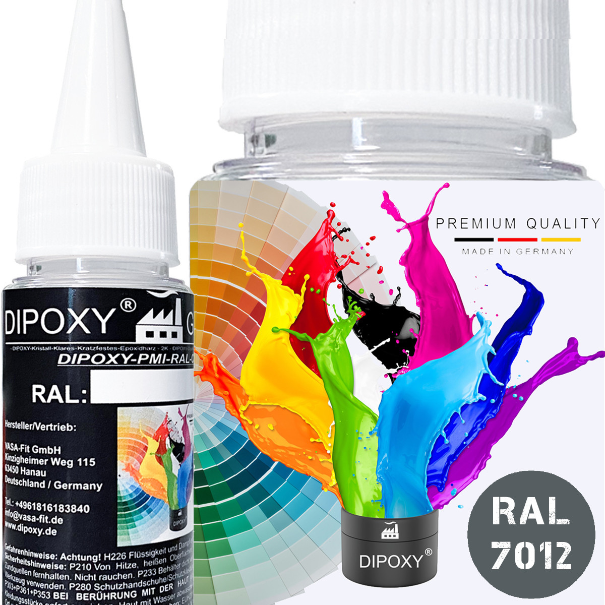 150g Dipoxy-PMI-RAL 7012 BASALTGRAU Extrem hoch...