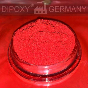 R&eacute;sine &Eacute;poxyde Effet Pigments Perle 02 Rouge &Eacute;poxy Oxyde Poudre de Pigment B&eacute;ton
