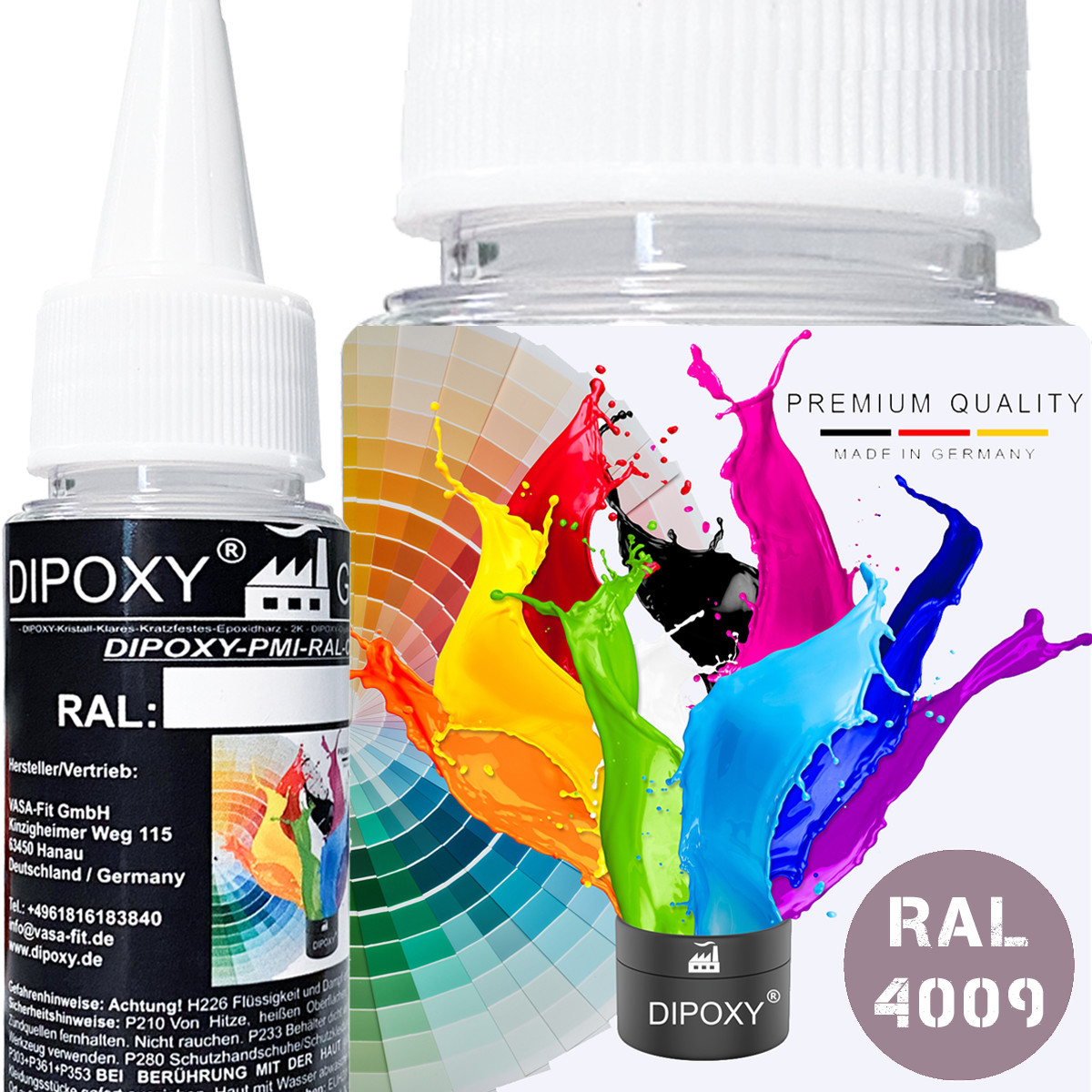 25g Dipoxy-PMI-RAL 4009 PASTELLVIOLETT Extrem hoch...