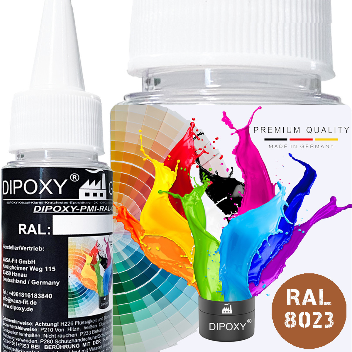 25g Dipoxy-PMI-RAL 8023 ORANGEBRAUN Extrem hoch...